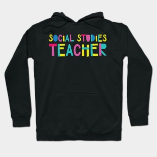 Social Studies Teacher Gift Idea Cute Back to School Hoodie